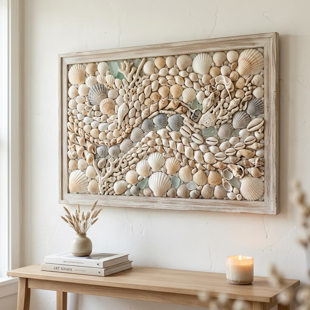Seashell Wall Decor Art